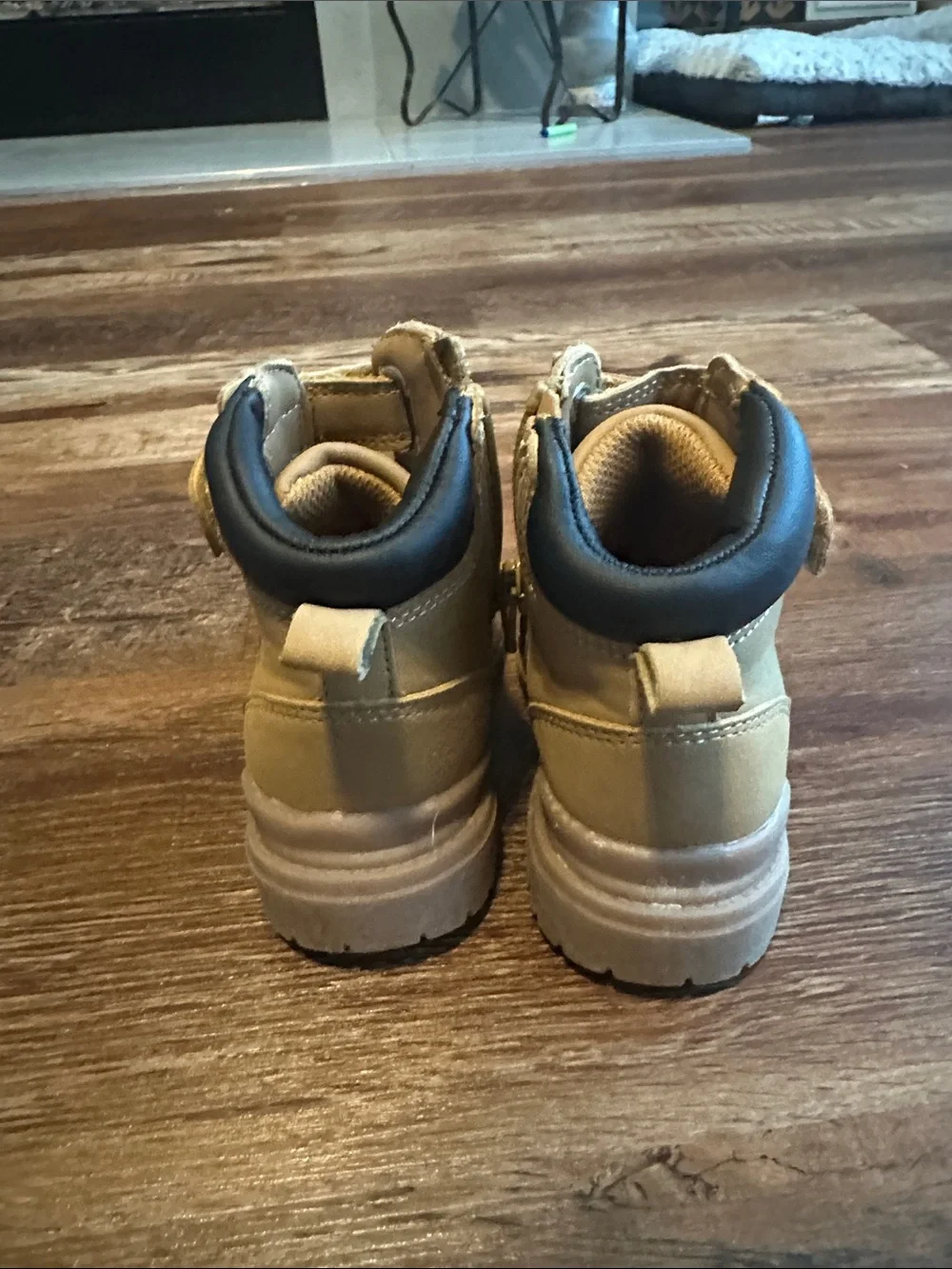 Wonder Nation Kids Tan Outdoor Boots - Comfortable Everyday Wear